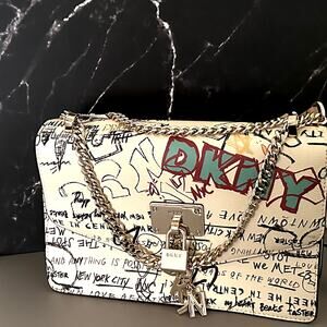 DKNY Graffiti Crossbody Bag – Trendy & Stylish